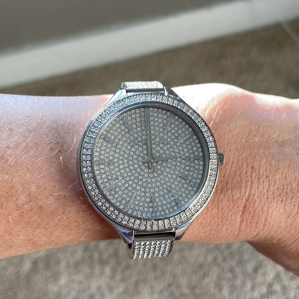 Michael Kors rhinestone watch